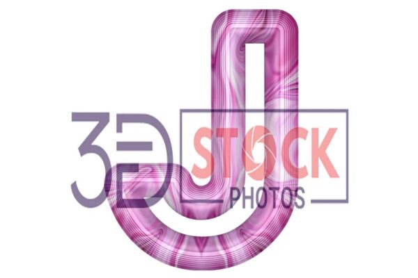 3D Alphabet Capital J20